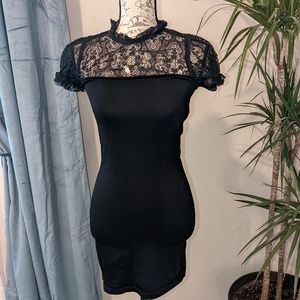 Black bebe cocktail dress